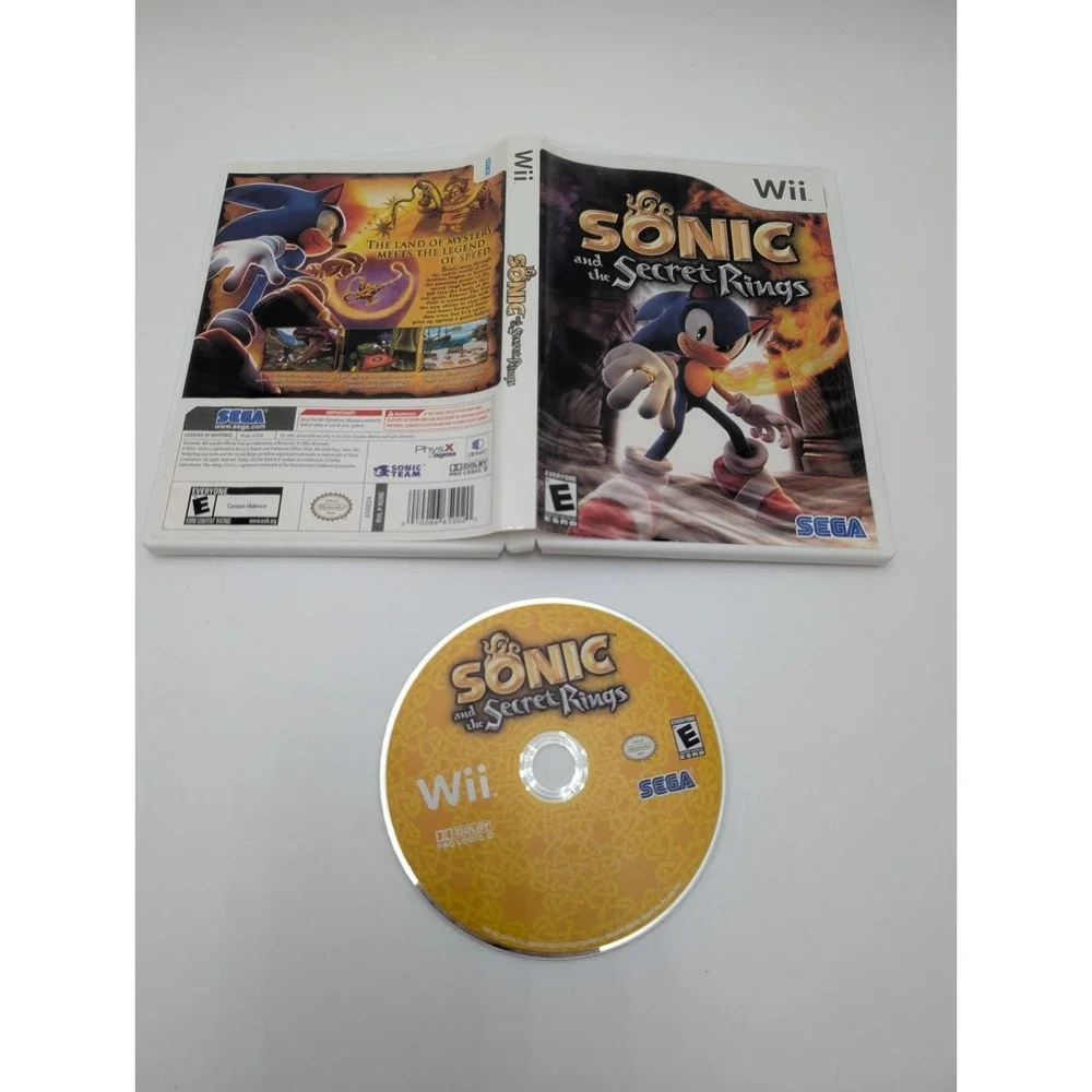 Sonic and the Secret Rings Nintendo Wii Tested Clean Copy